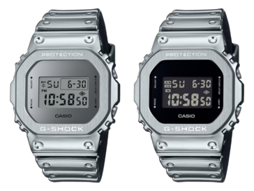 O Casio GM5600YM-8A8 (à esquerda) é semelhante ao GM5600YM-8 (à direita). (Fonte da imagem: Casio)