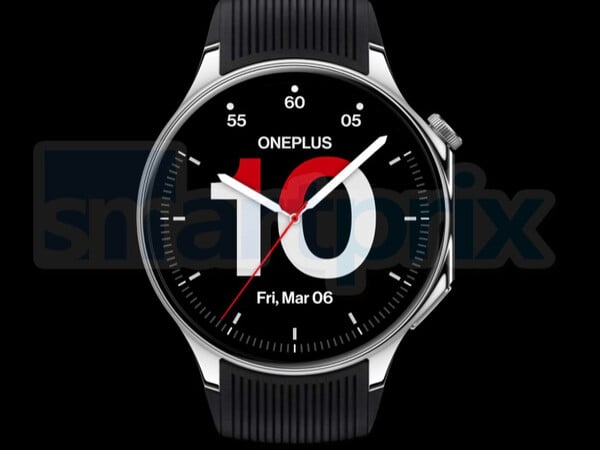 Renderização do OnePlus Watch 3 criada com base em um protótipo. (Fonte da imagem: Smartprix)