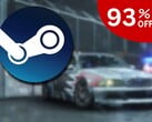 Need for Speed Unbound está com 93% de desconto no Steam até 20 de março e custa cerca de US$ 5. (Fonte da imagem: Steam)