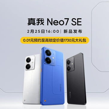 A Realme apresenta o Neo 7 SE...