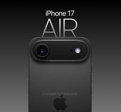 renderização do iPhone 17 Air. (Fonte da imagem: Lukosis)