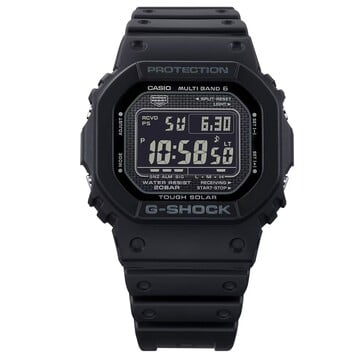 O GW-5000HS-1 preto tem uma tela invertida. (Fonte da imagem: Casio)