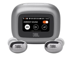 Fones de ouvido JBL Live Buds 3 e capa com tela sensível ao toque (Fonte da imagem: JBL)