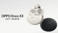 Os fones de ouvido sem fio OPPO Enco X3. (Fonte da imagem: OPPO)