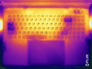 Teste de estresse de temperatura da superfície (lado superior)