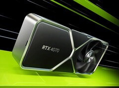 A GeForce RTX 4070 será lançada em breve em uma versão um pouco mais lenta. (Fonte da imagem: Nvidia)