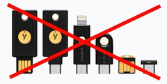 A vulnerabilidade não corrigível da chave de autenticação de dois fatores da Yubico quebra a segurança da maioria dos dispositivos Yubikey 5, Security Key e YubiHSM 2FA. (Fonte da imagem: Yubico)