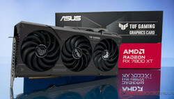 Testando a Asus TUF Gaming Radeon RX 7800 XT OC. Unidade de teste fornecida pela Asus Alemanha.