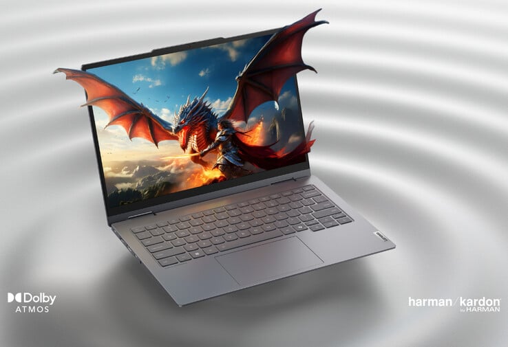 O ThinkBook 14 2-in-1 Gen 5 tem peso inicial de 1,64 kg e mede 313 x 224 x 16,9~18,5 mm. (Fonte da imagem: Lenovo)