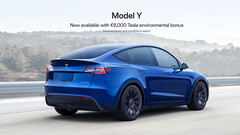 O bônus do Model Y corresponde à perda do subsídio federal (imagem: Tesla)