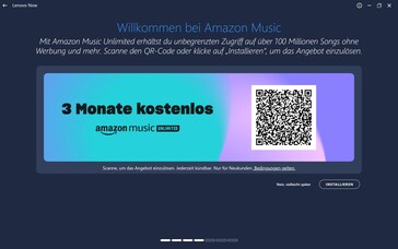 Anúncio da Amazon Music