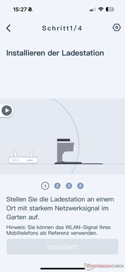 Configurar a estação de carregamento