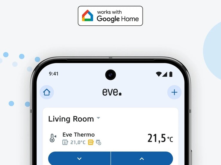 O aplicativo Eve for Matter Android permite uma configuração perfeita com o Google Home (Fonte da imagem: Eve)