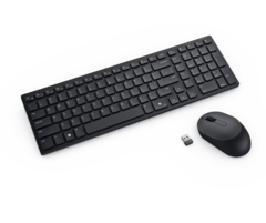 O teclado KM555 da Dell apresenta teclas silenciosas. (Imagem via Dell)