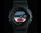 O relógio colaborativo Casio G-Shock x Suzuki GD-100 apresenta uma luz de fundo personalizada com o emblema do rinoceronte Jimny. (Fonte da imagem: Autorimessa)