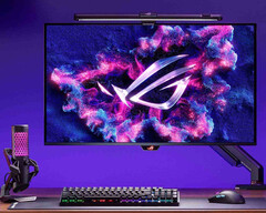 O ROG Swift OLED PG32UCDP foi lançado em janeiro na CES 2024. (Fonte da imagem: ASUS)