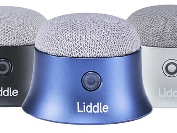 O Liddle Speaker Pro vem em preto, azul e prata, e é à prova de poeira e resistente à água. (Fonte da imagem: Liddle Speaker)