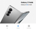 O Samsung Galaxy Z Fold 6 será apresentado em 10 de julho (imagem via Evan Blass)