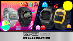 A nova coleção Casio x Pac-man inclui 4 novos designs de designs clássicos da Casio. (Fonte da imagem: Casio)