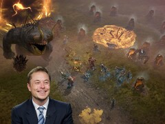 Elon Musk quebrou um recorde mundial em Diablo 4 e compartilhou seu sucesso no X. (Fonte da imagem: Xbox / Pixabay, Tumisu)