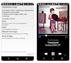 interface do foobar2000 Mobile (Fonte: Google Play)