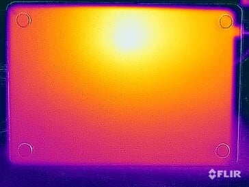 Teste de estresse de temperatura da superfície (parte inferior)