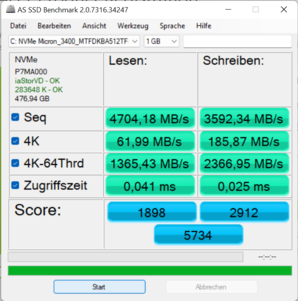 Resultado AS SSD