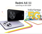 O Redmi A4 5G será lançado em 20 de novembro na Índia (Fonte da imagem: Xiaomi)