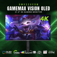 Um novo participante entrou no mercado de monitores de jogos QD-OLED (fonte da imagem: GAMEMAX)