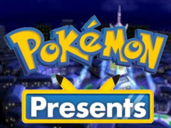 Na foto: Logotipo do Pokemon Presents com a cidade de Lumiose ao fundo: (Fonte da imagem: Game Freak c/edits)