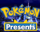 Na foto: Logotipo do Pokemon Presents com a cidade de Lumiose ao fundo: (Fonte da imagem: Game Freak c/edits)