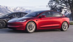 O Model 3 está recebendo uma bateria maior (Fonte da imagem: Tesla)