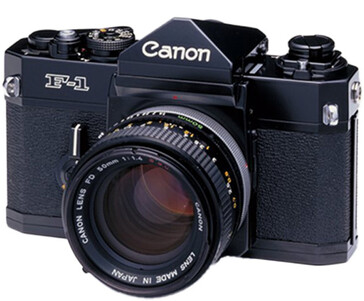 A Canon F-1 é outra inspiração em potencial para um corpo mirrorless retrô da Canon. (Fonte da imagem: Canon)