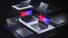 Os novos notebooks Asus ROG Strix contam com GPU Nvidia Blackwell e CPU Intel Core Ultra (Imagem: Asus)