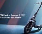 A Xiaomi Electric Scooter 5 Max pode percorrer até 60 km (~37 milhas) com uma única carga (Fonte da imagem: Xiaomi)