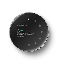 Nest Learning Thermostat (4ª geração) com alerta de ventilação inteligente. (Fonte da imagem: Google)