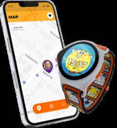 A WatchinU lança o smartwatch NickWatch, da Nickelodeon, com geofencing e recursos para crianças, como exclusividade do Walmart. (Fonte da imagem: WatchinU)