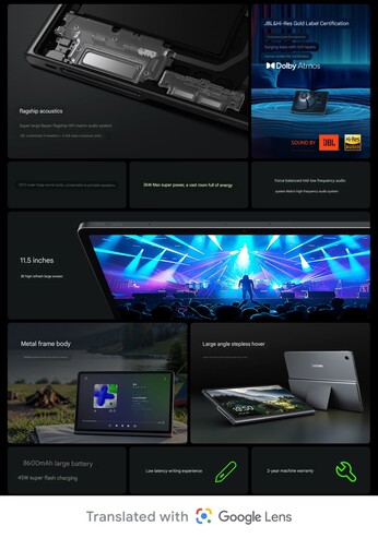 Principais destaques (Fonte da imagem: Lenovo)