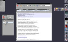 Área de trabalho do Window Maker Live 12.8 com GNU Mail (Fonte da imagem: SourceForge)