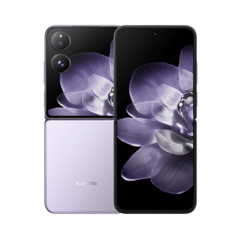 Xiaomi Mix Flip em roxo