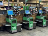 Muitas máquinas de autoatendimento dos supermercados Woolworths na Austrália não estão funcionando. (Fonte: @archiestaines9 on X)