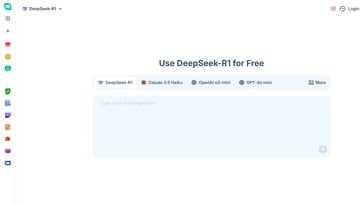 A HIX.AI adicionou o DeepSeek-R1 AI à sua lista de chatbots sem necessidade de login. (Fonte da imagem: HIX.AI)