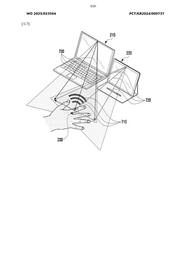 Imagem da patente, conexão Samsung Ring (Fonte da imagem: Patentscope)