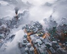 Frostpunk 2 permite que os jogadores construam cidades muito maiores do que a primeira parte. (Imagem: 11 Bit Studios)