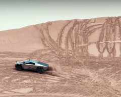 O Tesla Cybertruck lida sem esforço com montanhas arenosas na corrida off-road do deserto KOH (imagem: DennisCW / Youtube)