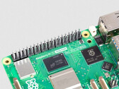 O novo Raspberry Pi 5 apresenta oito conjuntos de matrizes de RAM LPDDR4X de 2 GB produzidas pela Micron. (Fonte da imagem: Raspberry Pi)