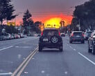 O modo de arma biológica do Model Y usado na fuga do incêndio de Palisades (Fonte da imagem: Josef/X)