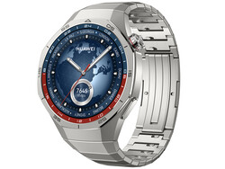 Huawei Watch GT 5 Pro 46 mm na versão Classic Edition com pulseira de titânio