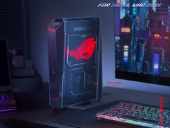 O novo ROG NUC combina os processadores Intel Arrow Lake-HX e a arquitetura Blackwell da Nvidia com três ventoinhas. (Fonte da imagem: Asus)