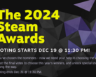 Os resultados do The 2024 Steam Awards foram anunciados (fonte da imagem: Valve)